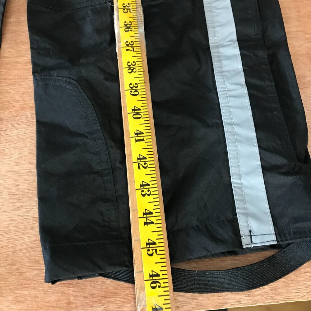 Frog Toggs Toadskinz Reflective Pants Men L Black Zip Pockets Waterproof Hunting - Picture 9 of 14